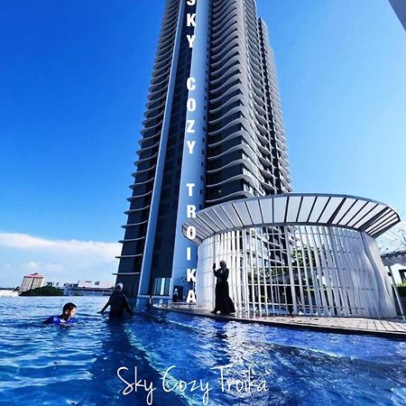 Sky Cozy Troika Residence, 1 Bedroom 4-6 Pax, 2 Bedrooms 6-8 Pax, Pool Vew, Sky & City View, Free Parking, Pool, Unlimited Wifi & Netflix Kota Bharu Kültér fotó