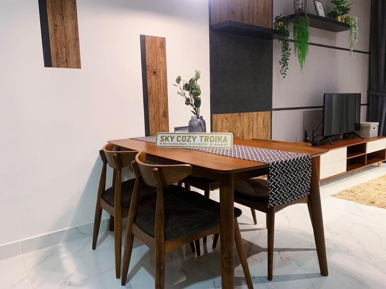 Sky Cozy Troika Residence, 1 Bedroom 4-6 Pax, 2 Bedrooms 6-8 Pax, Pool Vew, Sky & City View, Free Parking, Pool, Unlimited Wifi & Netflix Kota Bharu Kültér fotó