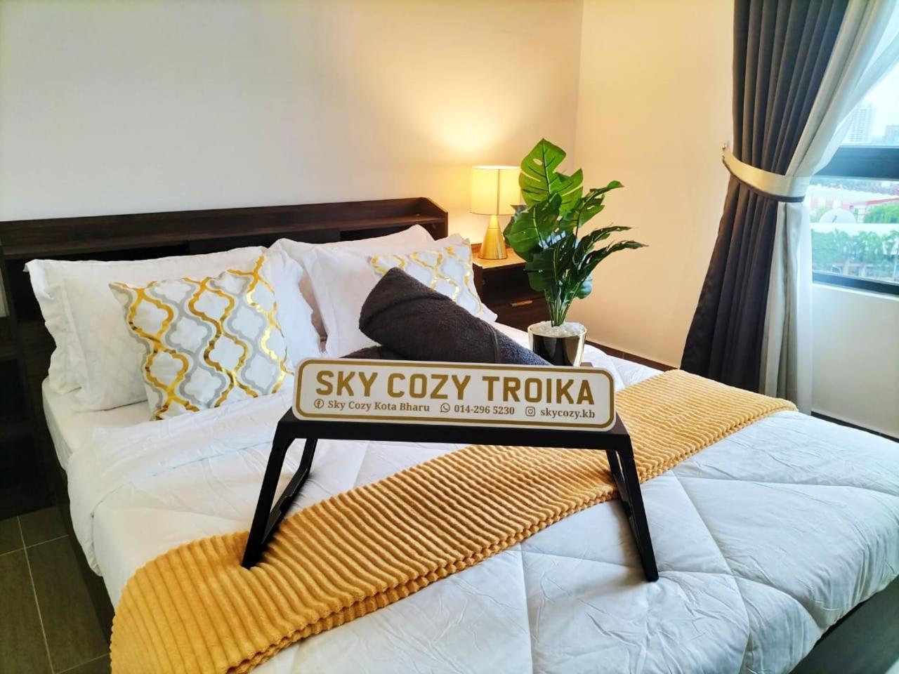 Sky Cozy Troika Residence, 1 Bedroom 4-6 Pax, 2 Bedrooms 6-8 Pax, Pool Vew, Sky & City View, Free Parking, Pool, Unlimited Wifi & Netflix Kota Bharu Kültér fotó