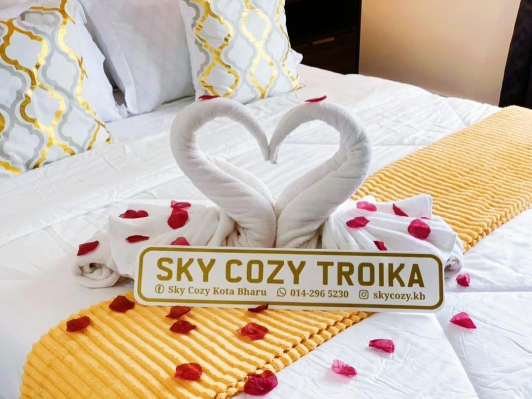 Sky Cozy Troika Residence, 1 Bedroom 4-6 Pax, 2 Bedrooms 6-8 Pax, Pool Vew, Sky & City View, Free Parking, Pool, Unlimited Wifi & Netflix Kota Bharu Kültér fotó