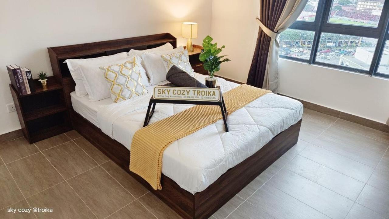 Sky Cozy Troika Residence, 1 Bedroom 4-6 Pax, 2 Bedrooms 6-8 Pax, Pool Vew, Sky & City View, Free Parking, Pool, Unlimited Wifi & Netflix Kota Bharu Kültér fotó