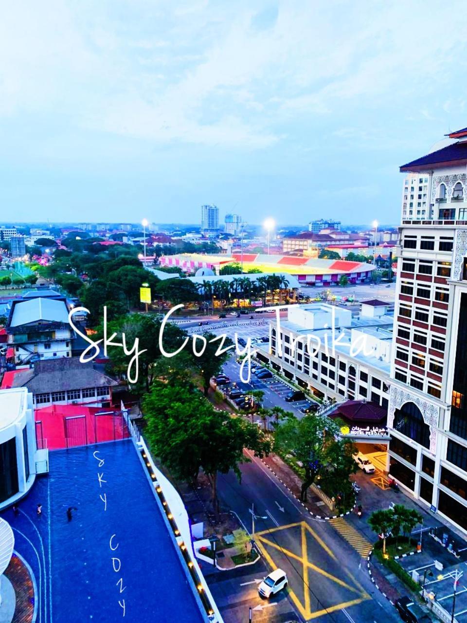 Sky Cozy Troika Residence, 1 Bedroom 4-6 Pax, 2 Bedrooms 6-8 Pax, Pool Vew, Sky & City View, Free Parking, Pool, Unlimited Wifi & Netflix Kota Bharu Kültér fotó