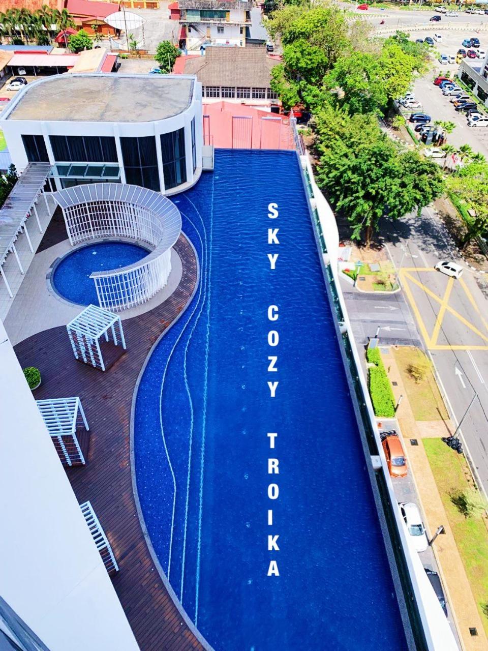 Sky Cozy Troika Residence, 1 Bedroom 4-6 Pax, 2 Bedrooms 6-8 Pax, Pool Vew, Sky & City View, Free Parking, Pool, Unlimited Wifi & Netflix Kota Bharu Kültér fotó